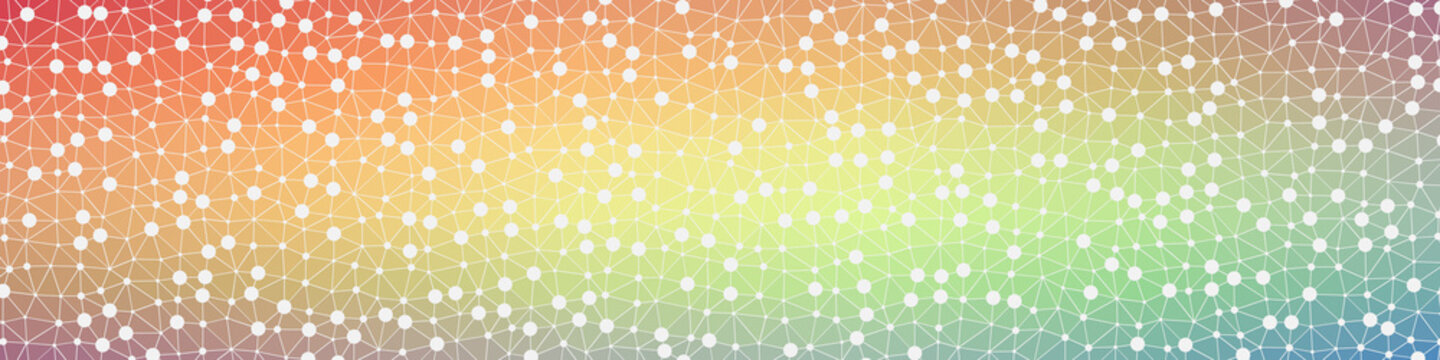 Abstract Low Polygon gradient Generative Art background illustration