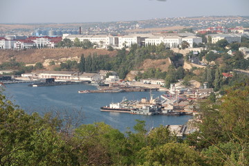 view of port of Sevastopol
