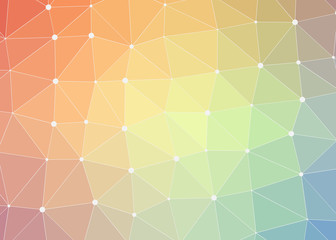 Abstract Low Polygon gradient Generative Art background illustration