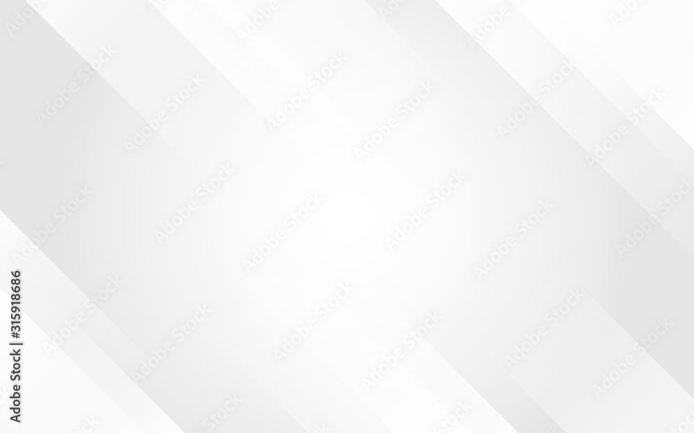 Wall mural abstract smooth light gray geometry paper futuristic minimal subtle vector background