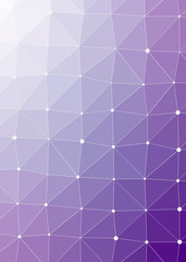 Fototapeta premium Abstract Low Polygon gradient Generative Art background illustration