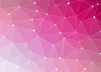 Abstract Low Polygon gradient Generative Art background illustration