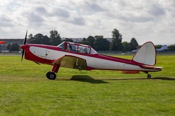 DHc 1 Chipmunk.  Vintage military training plane.
