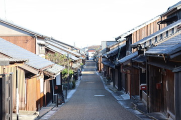 Fototapeta premium 三重県 観光地 関宿