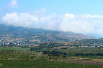 panorama of mountains