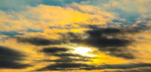 January clouds black and white blue clouds