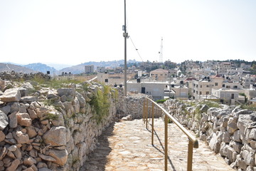 Gate to the Samaritan Quarter at Mt Gerizim National Park