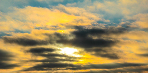 January clouds black and white blue clouds