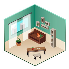 isometric room