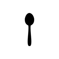spoon vector icon illustration sign