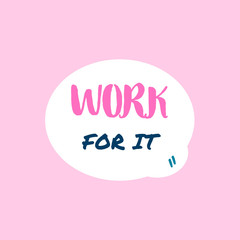 Work for it, illustration texture. 