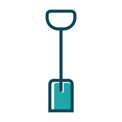 Shovel icon vector
