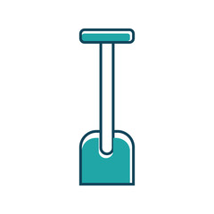 Shovel icon vector