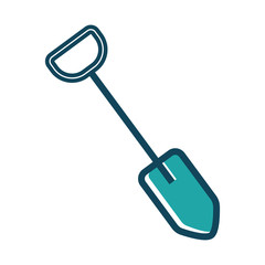 Shovel icon vector
