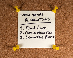 New Years Resolutions