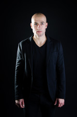 Fototapeta premium Young sexy businessman. Handsome man.