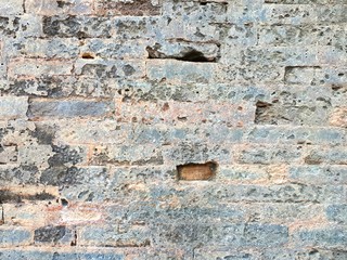 brick wall with window