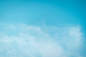 close up the cloud and blue sky