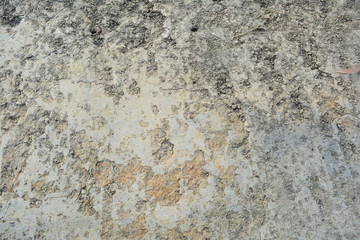 the background of dry soil.The surface of soil destroied by the tractor blade