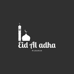Eid Al Adha Mubarak Flat Design