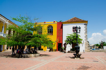 Cartagena, Bolivar, Colombia. January 17, 2013: Naval Museum of the Caribbean.