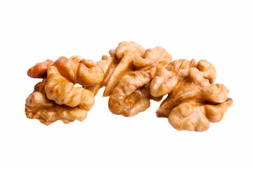 Three peeled walnuts