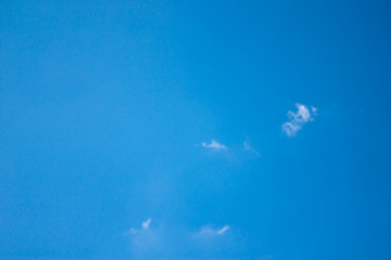 Fototapeta na wymiar Blue Sky and Clouds. Daylight, mood. View, White clouds in the beautiful blue sky, Clouds in the blue sky. Oxygen, environment.