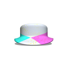 colorful hat isolated on white background