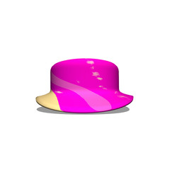 colorful hat isolated on white background