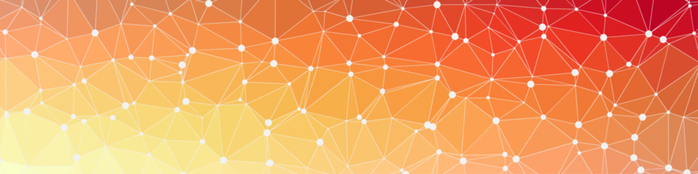 Abstract Low Polygon gradient Generative Art background illustration