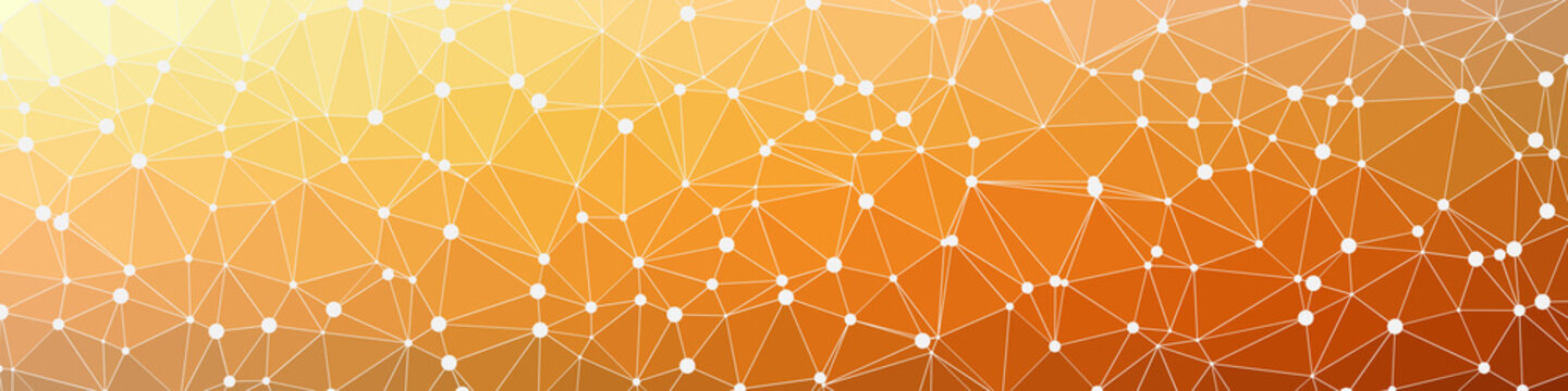 Abstract Low Polygon gradient Generative Art background illustration