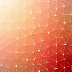 Abstract Low Polygon gradient Generative Art background illustration