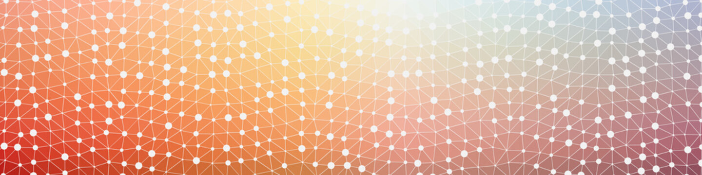 Abstract Low Polygon gradient Generative Art background illustration