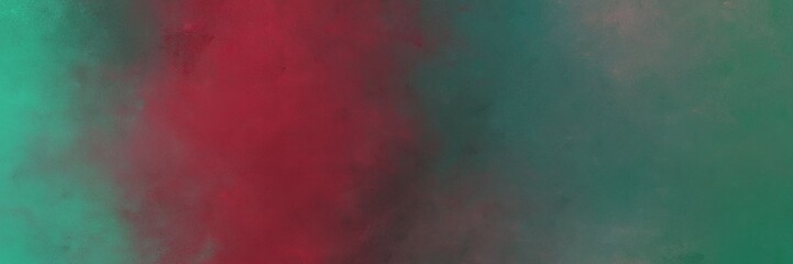 horizontal colorful grungy painting background texture with dark slate gray, dark moderate pink and old mauve colors and space for text or image. can be used as background or texture element