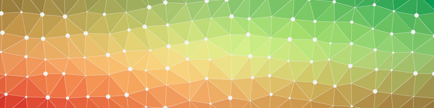 Abstract Low Polygon gradient Generative Art background illustration