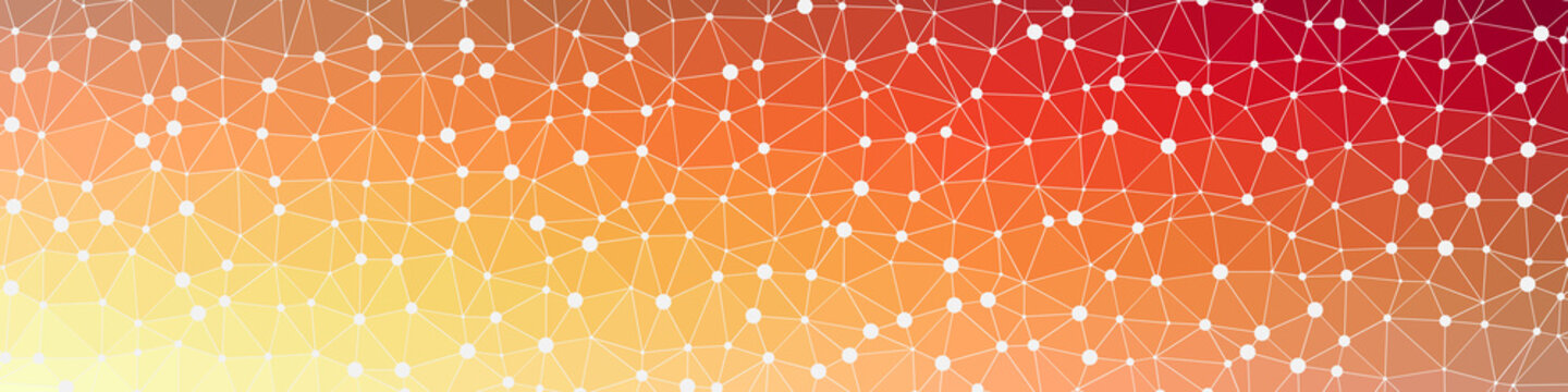 Abstract Low Polygon gradient Generative Art background illustration