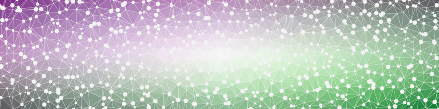 Abstract Low Polygon gradient Generative Art background illustration