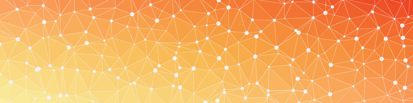 Abstract Low Polygon gradient Generative Art background illustration