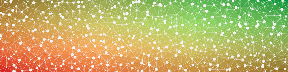 Abstract Low Polygon gradient Generative Art background illustration