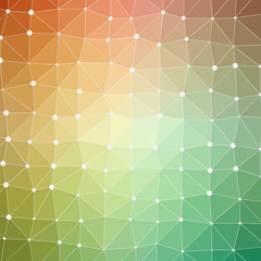 Abstract Low Polygon gradient Generative Art background illustration