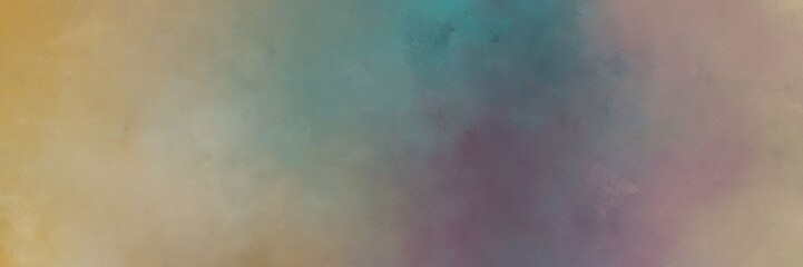 horizontal colorful distressed painting background graphic with gray gray, teal blue and dim gray colors and space for text or image. can be used as background or texture element