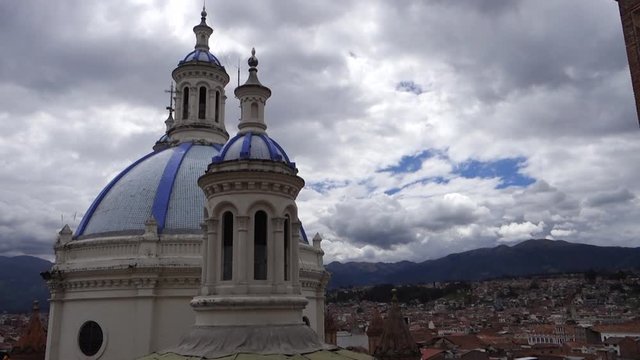 The Church of the Immaculate Conception in Cuenca, Ecuador