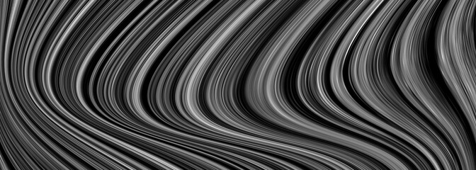 The texture of black and white marble for a pattern of packaging in a modern style. Beautiful drawing with the divorces and wavy lines in gray tones for wallpapers and screensaver.