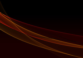 Abstract background waves. Black and red abstract background for wallpaper oder business card