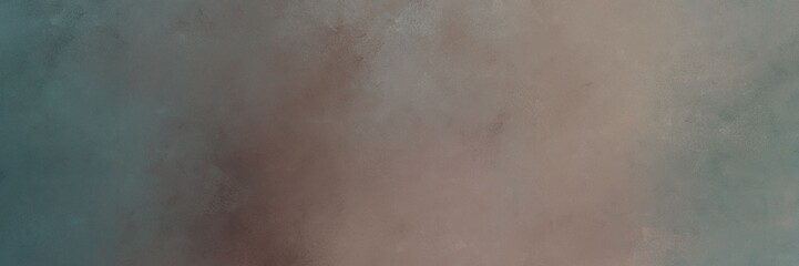 horizontal colorful distressed painting background graphic with old lavender, dark slate gray and old mauve colors and space for text or image. can be used as background or texture element