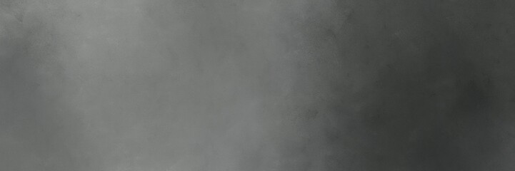 horizontal colorful grungy painting background graphic with dim gray, dark slate gray and light slate gray colors and space for text or image. can be used as header or banner