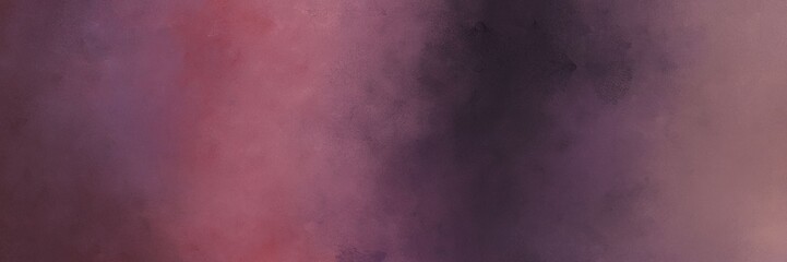 horizontal colorful vintage painting background graphic with old mauve, very dark blue and antique fuchsia colors and space for text or image. can be used as header or banner