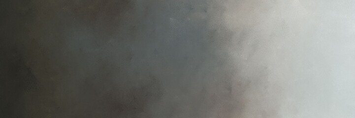 Obraz premium horizontal colorful vintage painting background texture with dark slate gray, silver and dark gray colors and space for text or image. can be used as background or texture element