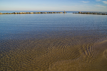 Fototapeta premium Stupenda giornata di mare a gennaio