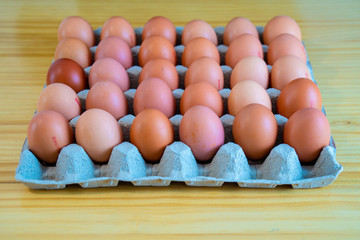 A lot of egg on the table